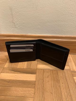 Cartera piel vacuno genuina Yanko