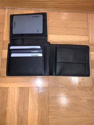 Cartera piel vacuno genuina Yanko