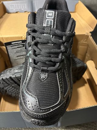 Zapatillas New Balance 38 Negro/Gris