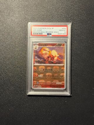 GROWLITHE & ARCANINE MB HOLO REVERSE PSA 10