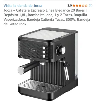 Cafetera Jocca Elegance NUEVA