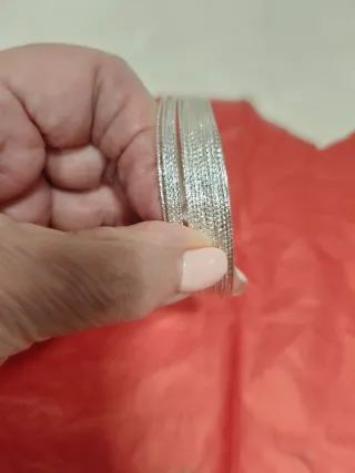 Pulsera Plata Esterlina Brillantemuu brillante aju