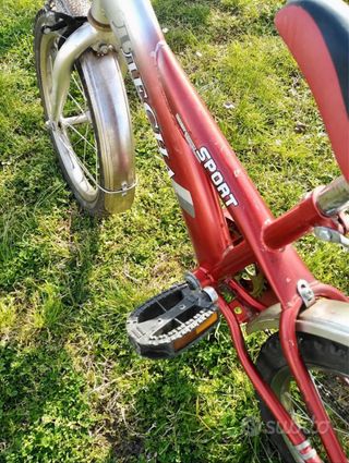 Bici Bambini Contropedale Rossa