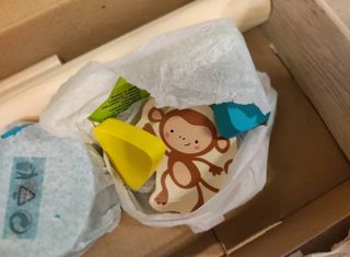 Gimnasio bebé madera sin estrenar