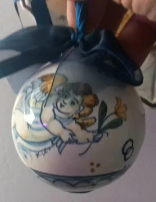 Palla Natale Ceramica Castelli Angelo Fiore