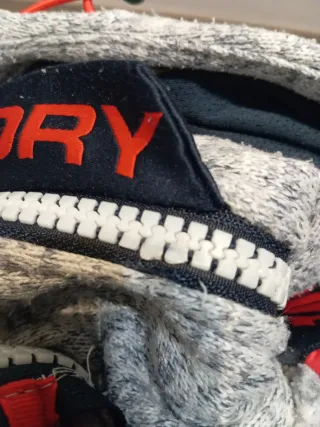 Sudadera Superdry Gris con Capucha