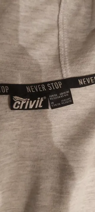 Sudadera con capucha niño gris y negro