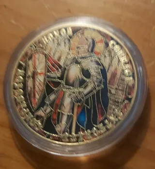 Moneda caballero templario