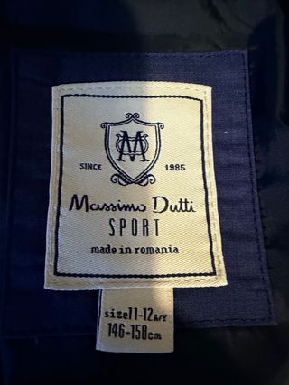 Americana Massimo Dutti Azul Juvenil 11-12 años