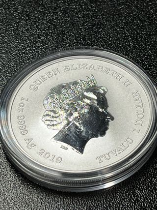 Moneda Plata 9999 1oz Capitán América Marvel 2019