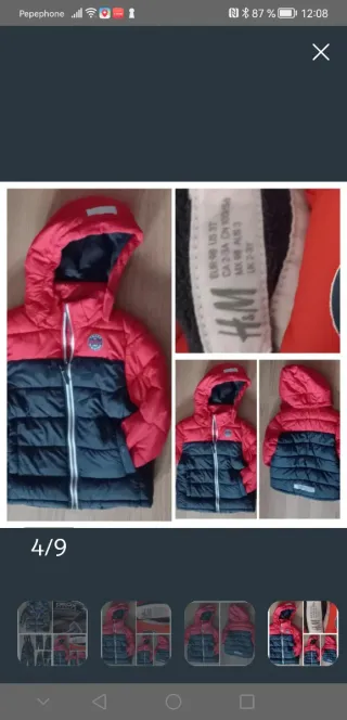 Conjunto Mono Esquí y Abrigo Nieve Niño