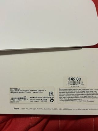 Correa Apple Watch Solo Loop Verde