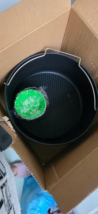 Freidora de aire y complementos