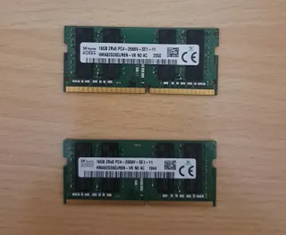 Lote 2x Memorias RAM SK hynix 16GB DDR4 (32GB)
