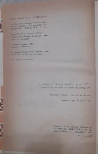 Libro La Isla Misteriosa