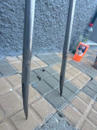 Pinchos pesca acero inoxidable