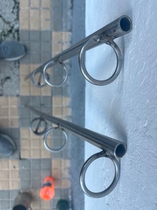 Pinchos pesca acero inoxidable