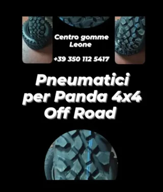 4 Gomme Off Road Panda 4x4 Tacchettate