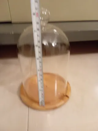 Cúpula cristal madera Bella y Bestia