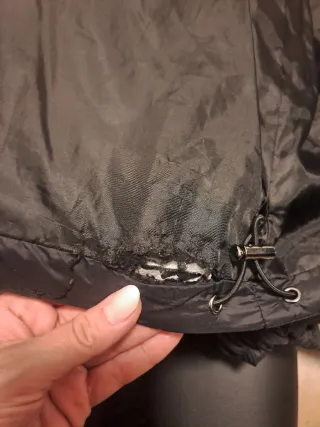 Abrigo acolchado negro