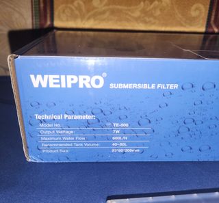 Filtro Acquario Sommergibile WEIPRO TE-500