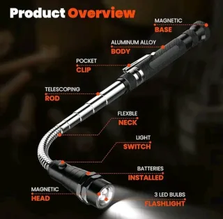 Linterna LED Magnética Flexible