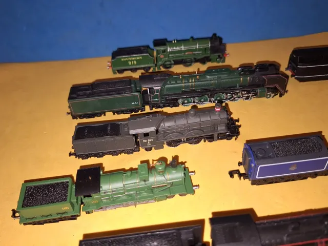 Lote 11 Locomotoras Escala N Estáticas