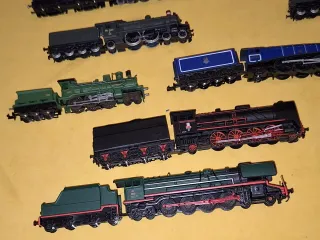 Lote 11 Locomotoras Escala N Estáticas