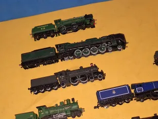 Lote 11 Locomotoras Escala N Estáticas