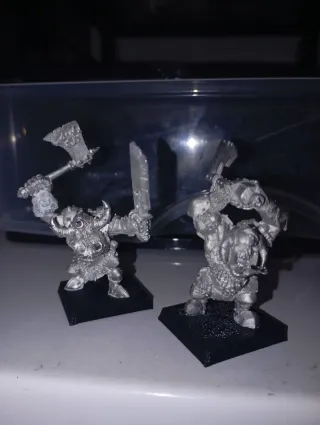 Figuras Metal Orcos Warhammer Héroes