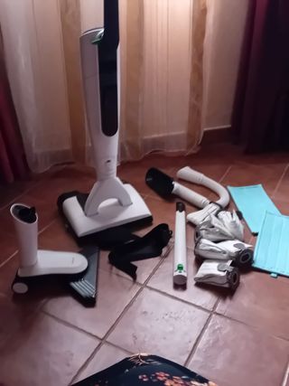 Aspiradora de batería worwerk se ha usado 2 veces