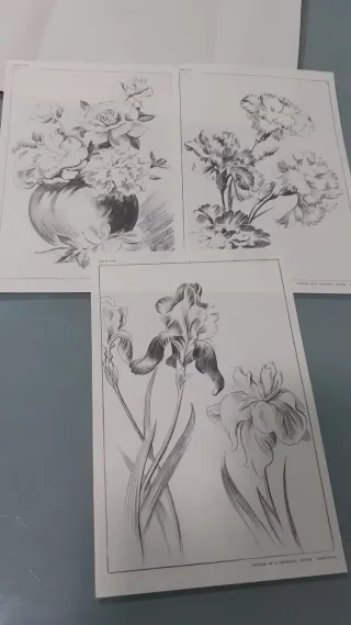 LÁMINAS DE DIBUJO ARTÍSTICO EMILIO FREIXAS