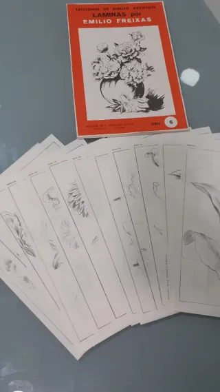 LÁMINAS DE DIBUJO ARTÍSTICO EMILIO FREIXAS