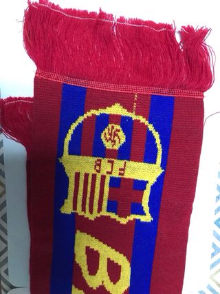 Bufanda FC Barcelona Oficial Bufanda doble tela  .