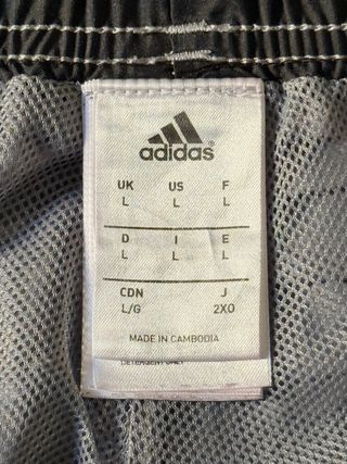 Pantalón Adidas Gris Talla L Hombre