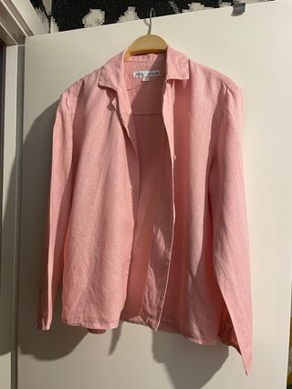 Camisa rosa de algodón