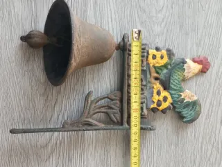 Campanello vintage welcome in ghisa