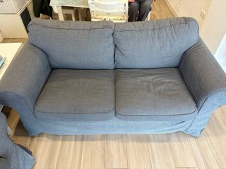 2 Sofás Ektorp Ikea Gris