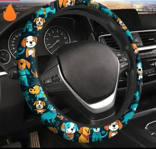 BELEN.Funda volante perritos divertida