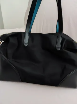 Bolso Bimba y Lola Negro y Turquesa