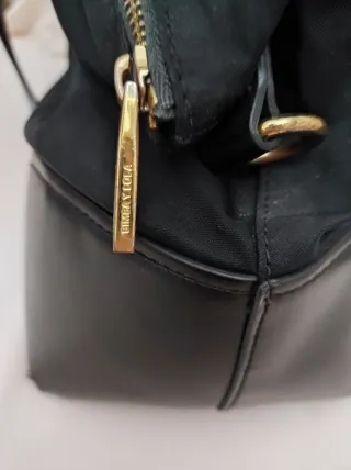 Bolso Bimba y Lola Negro y Turquesa