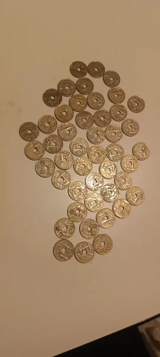 46 Monedas 50 Céntimos 1949