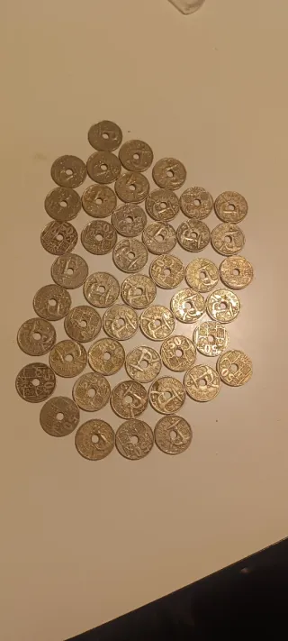 46 Monedas 50 Céntimos 1949