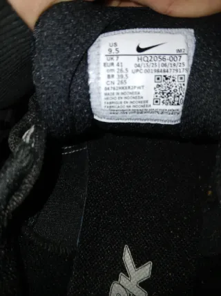 Nike Air Max Moto 2K Negro/Plata