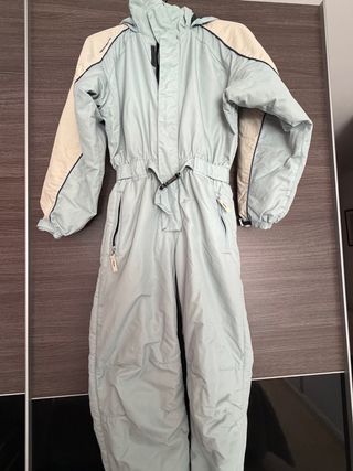 Mono de esquí Quechua azul y beige