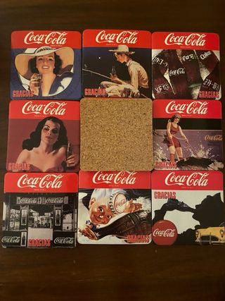 Posavasos Coca-Cola Vintage Colección 90s