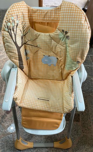 Seggiolone pappa con fantasia animali