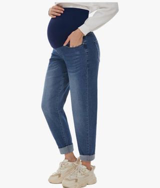 Pantalón vaquero premamá azul