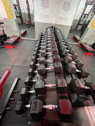 Equipo de gimnasio COMPLETO  NO SE VENDE SUELTO