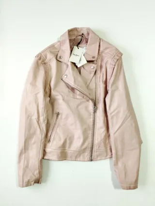 Chaqueta Biker Pepe Jeans London Rosa